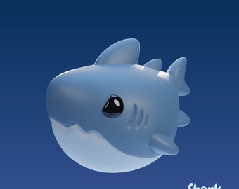 Shark - UNPAINTED -  Grumpii Art