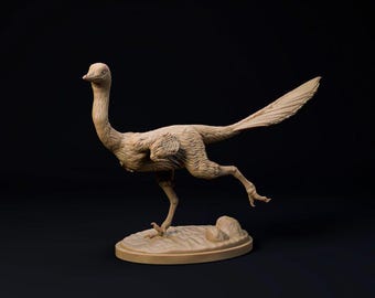 Halszkaraptor running - UNPAINTED 3D Resin Print - Dino and Dog Miniatures