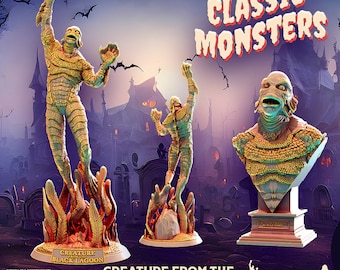Black Lagoon Creature - Classic Monster Collection - Heroes and Beasts