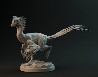 Anzu running  - Dino and Dog Miniatures
