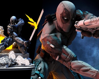 Deadpool - UNPAINTED - Wicked 3D