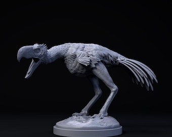 Phorusrhacos angry - UNPAINTED - Dino and Dog Miniatures