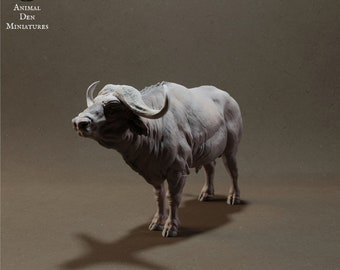 Cape Buffalo - UNPAINTED - Animal Den Miniatures