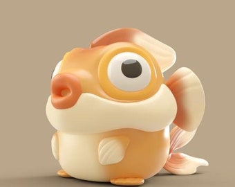 Gold Fish - UNPAINTED - Grumpii Art Toy