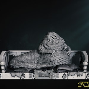 Jabba Sculpture - UNPAINTED FAN ART - Star Wars 3D Models