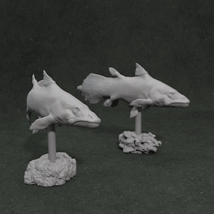 Mawsonia gigas - Miniaturas de dinosaurios y perros