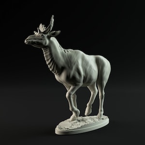Sivatherium - Miniaturas de dinosaurios y perros