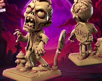 Zombie Chubhead - FAN ART Classic Monster Collection - Heroes and Beasts
