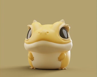 Gecko - UNPAINTED - Grumpii Art Toy