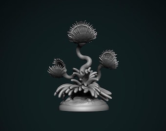 Carnivorous plant 2 - 3D Resin Print - Clynche Art