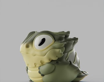 Monstragon - UNPAINTED 3D Resin Figure - Grumpii Art Toy