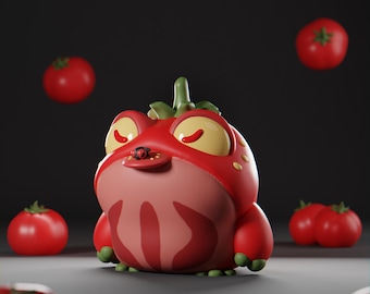 Tomatoad - UNPAINTED - Grumpii Art Toy