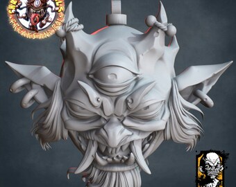 Oni Mask Ball - UNPAINTED - Txiki Design Studio