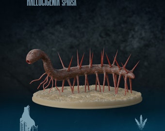 Hallucigenia sparsa  - UNPAINTED - Miniature Museum