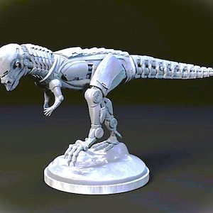 Pachycephalosaurus Mecha Robot - Mecha Zoo - Dino and Dog Miniatures