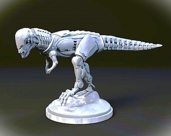 Pachycephalosaurus Mecha Robot - Mecha Zoo - Dino and Dog Miniatures