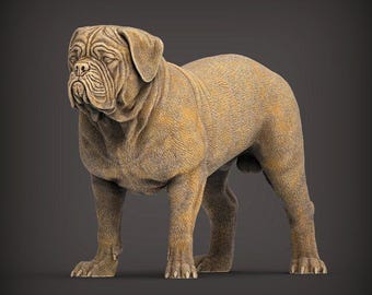 Dogues de Bordeaux - UNPAINTED 3D Figure - Alexander3dart