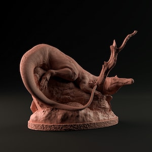 Baryonix resting - Dino and Dog Miniatures