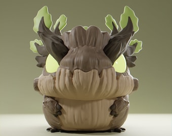 Woodii - UNPAINTED - Grumpii Art Toy