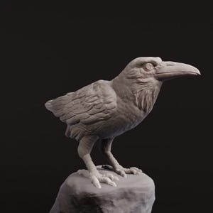 Raven - UNPAINTED - Animals & Creatures Minis