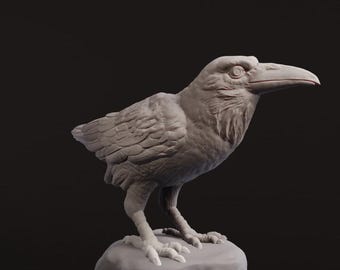 Raven - UNPAINTED - Animals & Creatures Minis