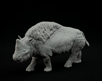 Elasmotherium - UNPAINTED - Dino and Dog Miniatures