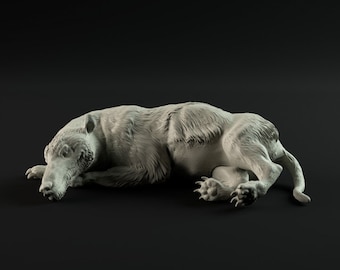 Andrewsarchus Resting- Dino and Dog Miniatures