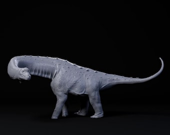 Magyarosaurus looking back - UNPAINTED - Dino and Dog Miniatures