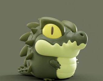 Croc - UNPAINTED - Grumpii Art Toy