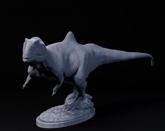 Concavenator chasing - UNPAINTED - Dino and Dog Miniatures