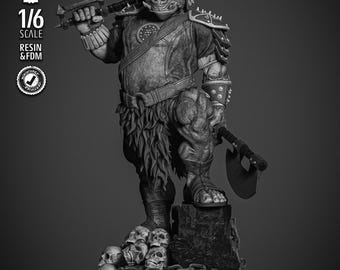 Gamorrean Guard Sculpture - UNPAINTED FAN ART - Star Wars 3D Models