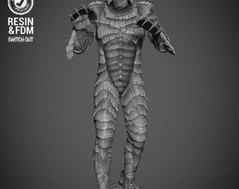 Creature from the Black Lagoon - UNPAINTED FAN ART - Wicked 3D Models