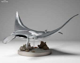 Reef Manta Ray - UNPAINTED - Animal Den Miniatures