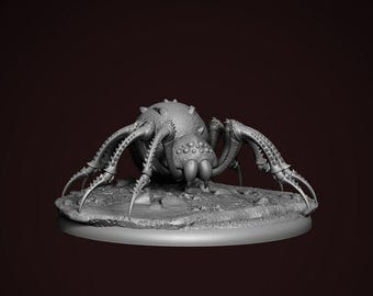 Giant spider - 3D Resin Print - Clynche Art