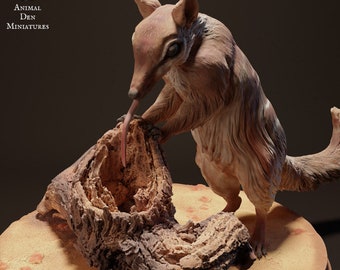 Numbat Eating - UNPAINTED -Animal Den Miniatures