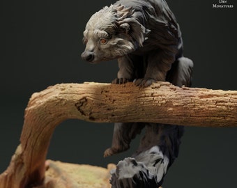 Binturong Climbing - UNPAINTED - Animal Den Miniatures