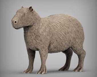 Capybara - UNPAINTED 3D figure - Alexander3dart