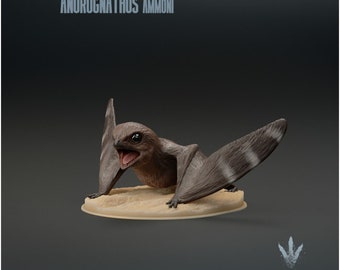 Anurognathus Ammoni - UNPAINTED resin figure - Miniature Museum