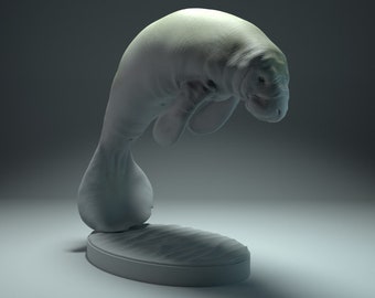 Manatee - UNPAINTED - Animal Den Miniatures