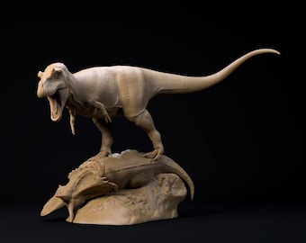 Daspletosaurus King - UNPAINTED - Dino and Dog Miniatures
