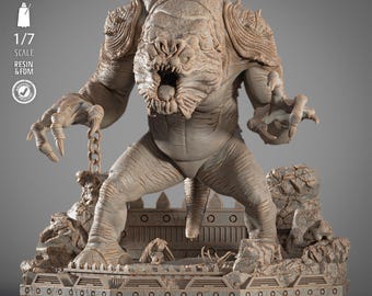 Rancor Sculpture - UNPAINTED FAN ART - Wicked 3D Models
