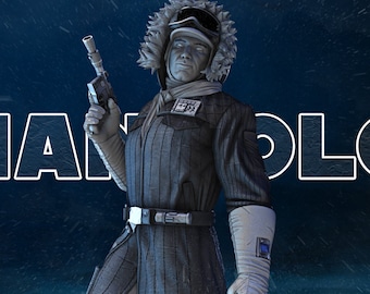 Han Solo Snow suit - UNPAINTED FAN ART - Star Wars 3D Models