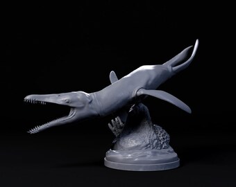 Liopleurodon turning - UNPAINTED - Dino and Dog Miniatures