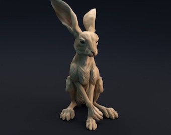 Rabbit - UNPAINTED - Animal Den Miniatures