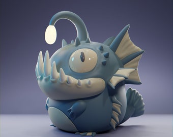 Angler - UNPAINTED - Grumpii Art Toy