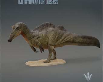 Ichthyovenator laosensis : The Fish Hunter - UNPAINTED 3D Resin Figure - Miniature Museum