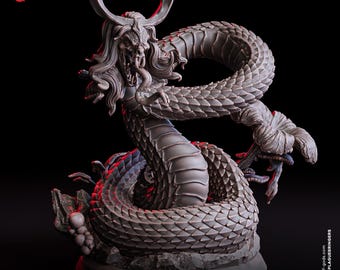 Spirit Naga - UNPAINTED figure - Flesh of Gods