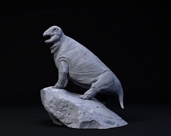 Moschops calling - UNPAINTED - Dino and Dog Miniatures