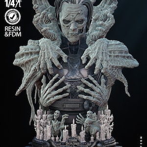 Dead Strange Bust - ONGEVERFD FANART - slechte 3D-prints