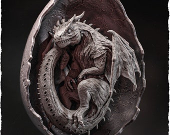 Baby Dragon - UNPAINTED - Evox Arts